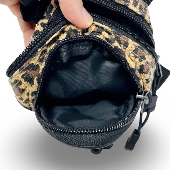 Leopard Print Mini Backpack Mt. Rushmore NWOT Concert Crossbody - Picture 7 of 10